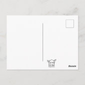 Busy Bee Briefkaart - door Cottagevale (Achterkant)