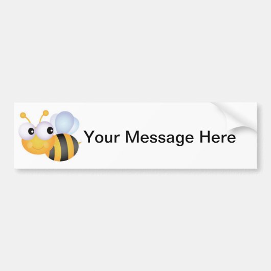 Busy Bee Bumpersticker (Voorkant)