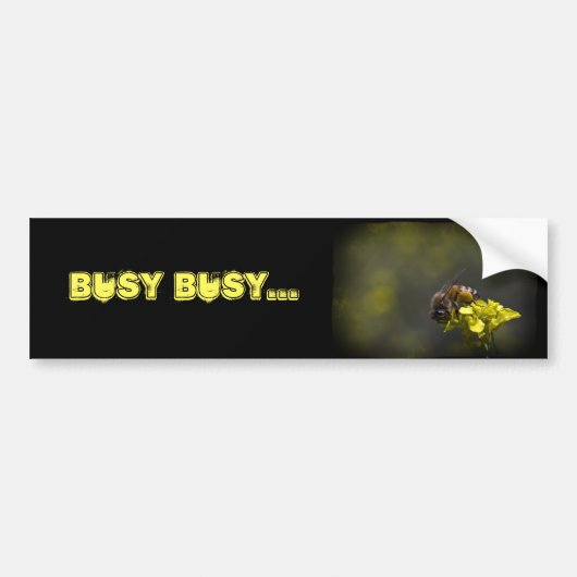 Busy Bee Bumpersticker (Voorkant)