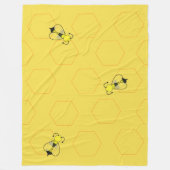 Busy Bee Fleece Deken (Voorkant)