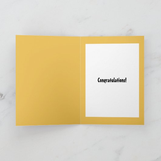 Busy Bee Hard werken gefeliciteerd Kaart (Binnen)