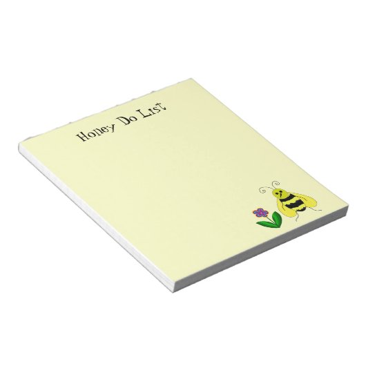 Busy Bee Honey Do List Notitieblok (Schuin)