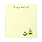 Busy Bee Honey Do List Notitieblok (Voorkant)
