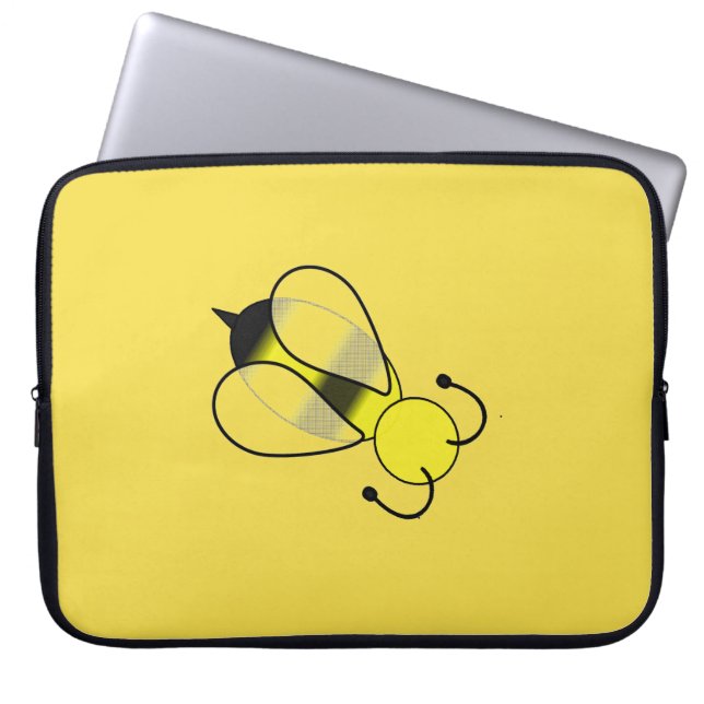 Busy Bee Laptop Sleeve (Voorkant)