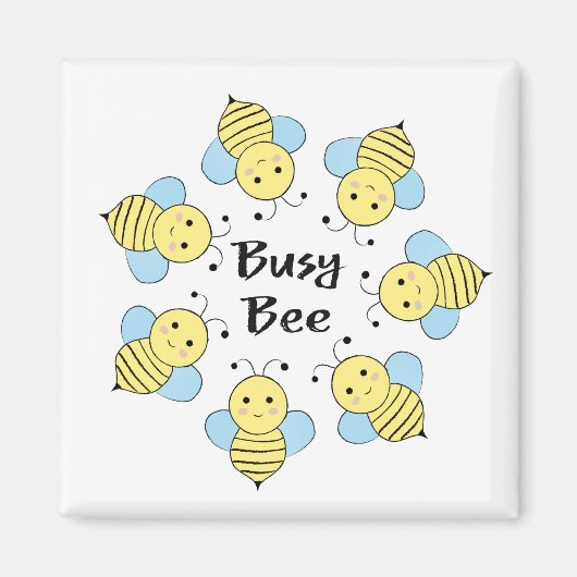 Busy Bee Magneet (Voorkant)