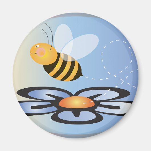 Busy Bee Magneet (Voorkant)