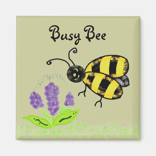 Busy Bee Magneet (Voorkant)