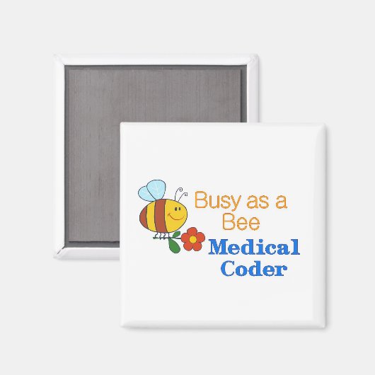 Busy Bee Medical Coder Magneet (Voorkant / Achterkant)