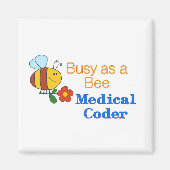 Busy Bee Medical Coder Magneet (Voorkant)
