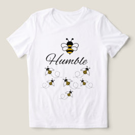BUSY BEE NEDERIGE ZWARTE GELE LENTE DAMES- Tri-Blend SHIRT