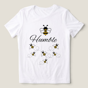 BUSY BEE NEDERIGE ZWARTE GELE LENTE DAMES- Tri-Blend SHIRT