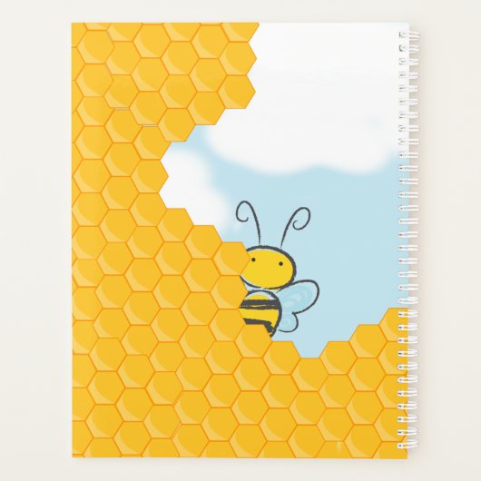 Busy Bee Personalized Planner (Achterkant)