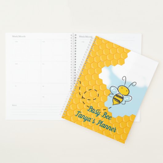 Busy Bee Personalized Planner (Display)