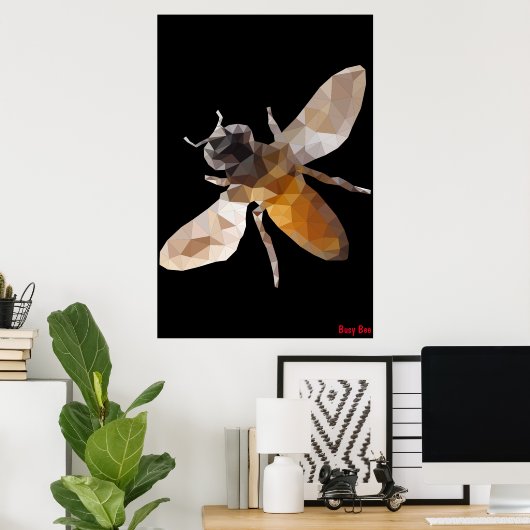Busy Bee Poster (Thuiskantoor)