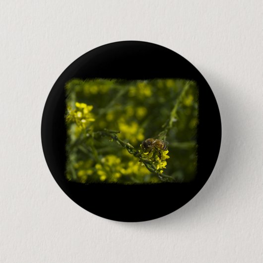 Busy Bee Ronde Button 5,7 Cm (Voorkant)