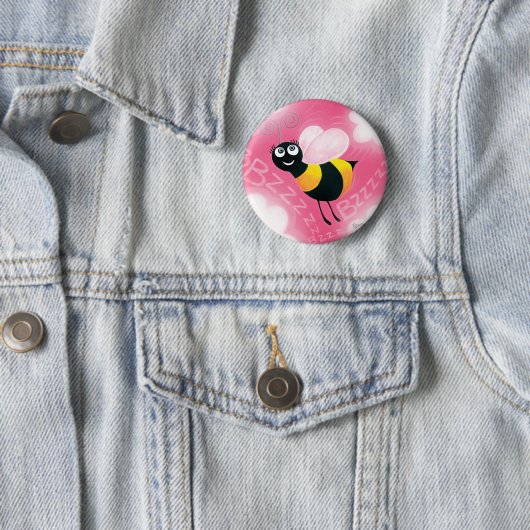 Busy Bee Ronde Button 5,7 Cm (In situ)