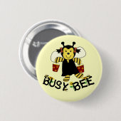 Busy Bee Ronde Button 5,7 Cm (Voorkant /achterkant)