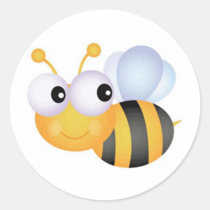 Busy Bee Ronde Sticker