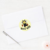 Busy Bee Ronde Sticker (Envelop)