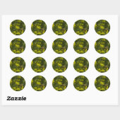 Busy Bee Ronde Sticker (Vel)