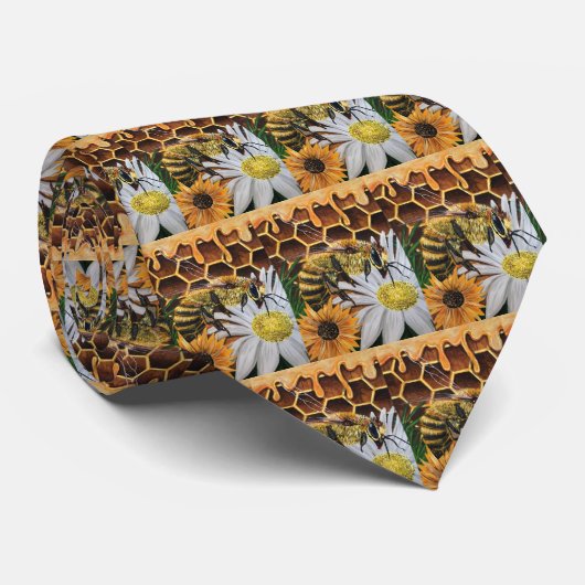 Busy Bee Stropdas (Opgerold)