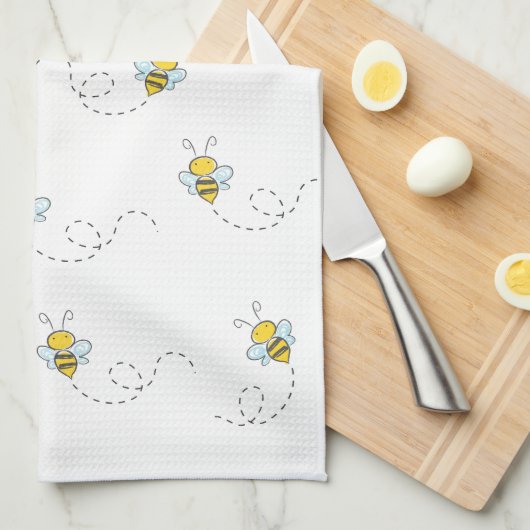 Busy Bee Theedoek (Quarter Fold)