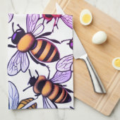 Busy bee  theedoek (Quarter Fold)