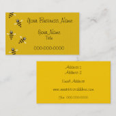 Busy Bee Visitekaartje (Voorkant / Achterkant)