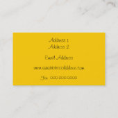 Busy Bee Visitekaartje (Achterkant)