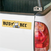 Busy Bee Westie Bumpersticker (Op Truck)
