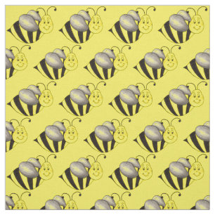Busy Bee Yellow Black Bumblebee Honey Bees Insect Stof