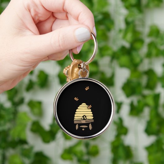 Busy Beehive Sleutelhanger (Hand)