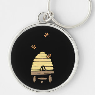 Busy Beehive Sleutelhanger