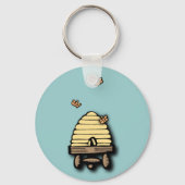 Busy Beehive Sleutelhanger (Voorkant)
