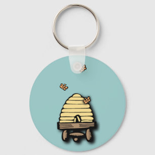 Busy Beehive Sleutelhanger