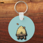Busy Beehive Sleutelhanger (Voorkant)