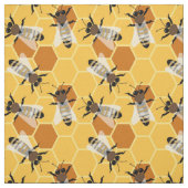Busy Bees Fabric Stof (Swatch)