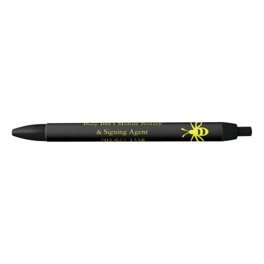 Busy Bee's mobiele handheld Zwarte Inkt Pen (Voorkant)