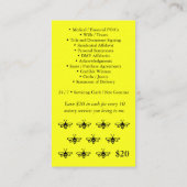 Busy Bee's Mobile Notional Loyalty Card $20 Cash Visitekaartje (Achterkant)