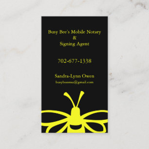 Busy Bee's Mobile Notional Loyalty Card $20 Cash Visitekaartje