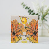 Busy Bees Notecard Bedankkaart (Staand voorkant)
