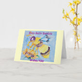 Busy Betty Bumble Birthday Kaart (Gele Bloem)