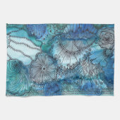 Busy Blue Kitchen Towel Theedoek (Horizontaal)