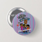 Busy Bri en Family Round Button (Voorkant /achterkant)