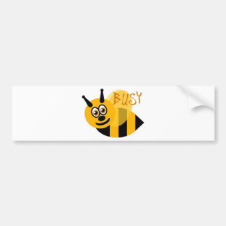 Busy Bumble Bee Cute Bumpersticker
