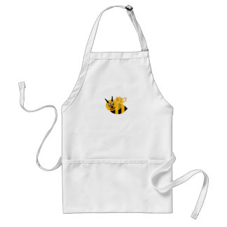 Busy Bumble Bee Cute Standaard Schort