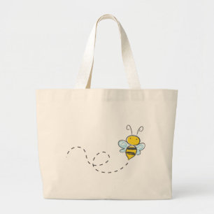 Busy Bumble Bee Grote Tote Bag