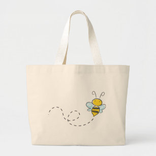 Busy Bumble Bee Grote Tote Bag
