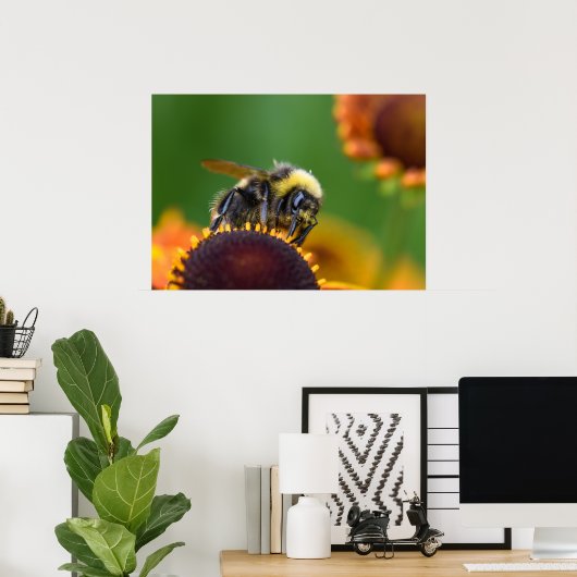 Busy Bumble Bee Poster (Thuiskantoor)