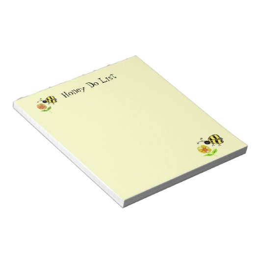 Busy Bumble Bees Honey Do List Notitieblok (Schuin)
